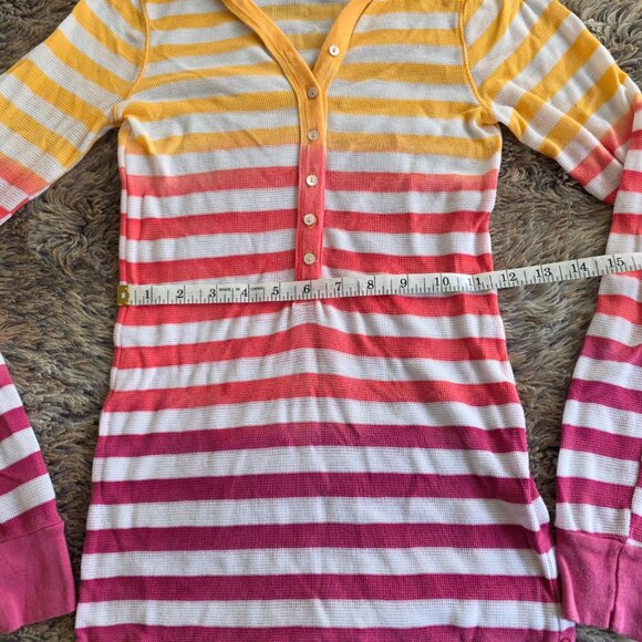 Splendid lightweight thermal henley hoodie top S - Picture 2 of 4